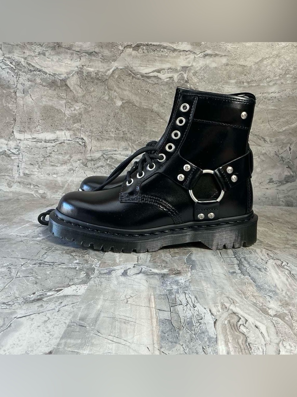 Dr. Martens 1460 Harness leather lace-up boots - Picture 5 of 8